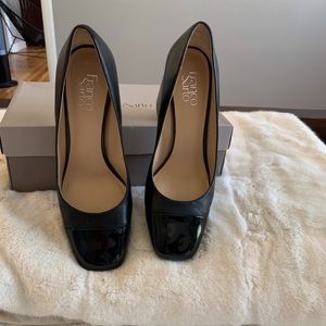 Roller pump block heel